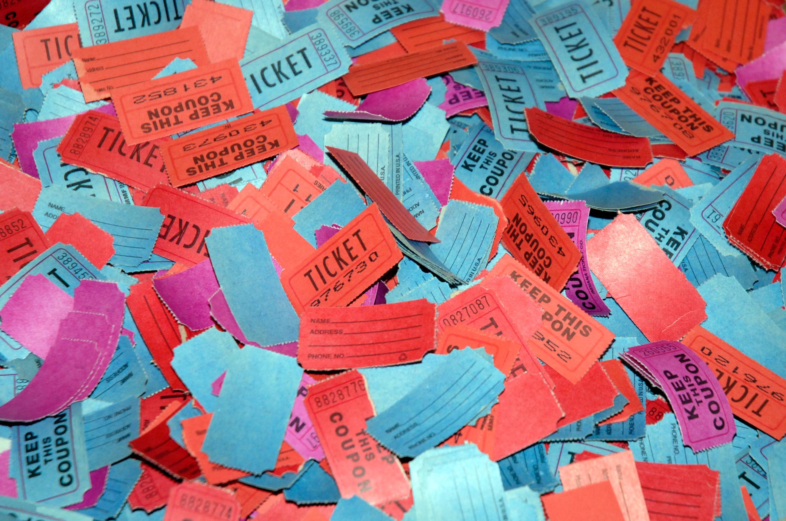 festival raffle excitement