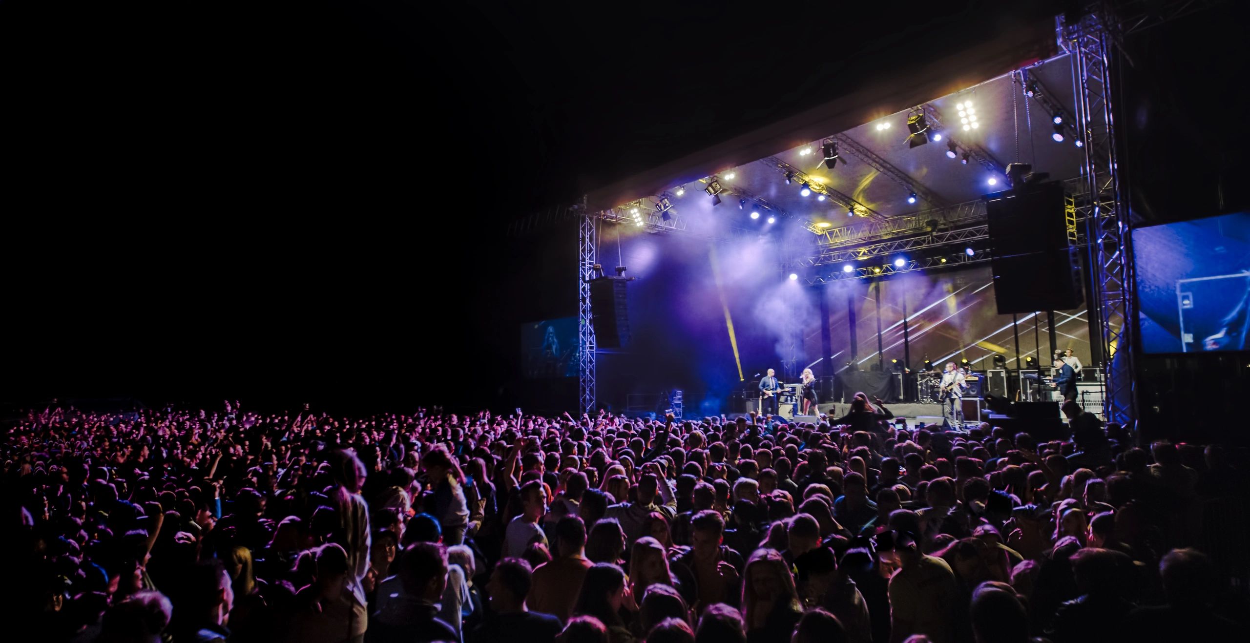 Band performing live at Fuzzy Few Festival